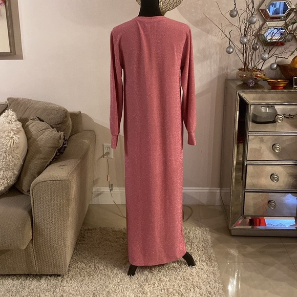 Ottod Ame Elegant Pink Long Sleeve Dress size S - Picture 5 of 9